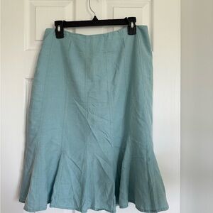 Elegant Blue Women's Skirt